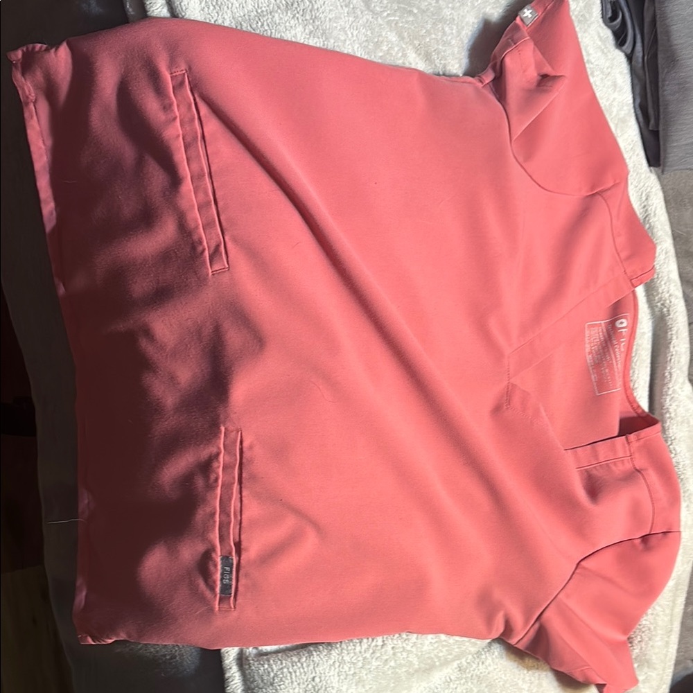 Figs Women's Pink Scrub Top